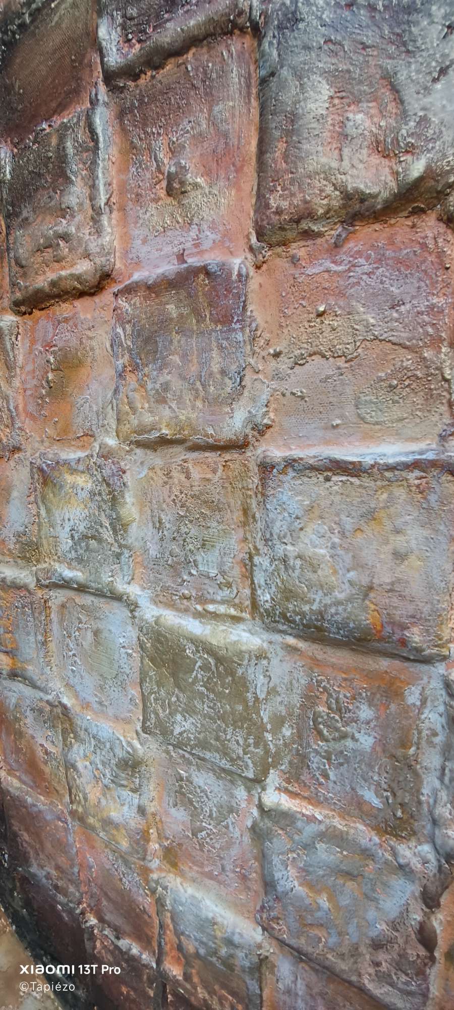 Infini Cosmique Solaire Ocre - Hommage à Victor Vasarely - Boundlessness