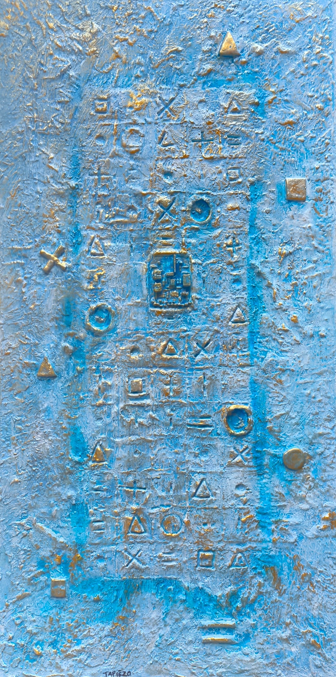 TÓTEM - Elevación vertical azul