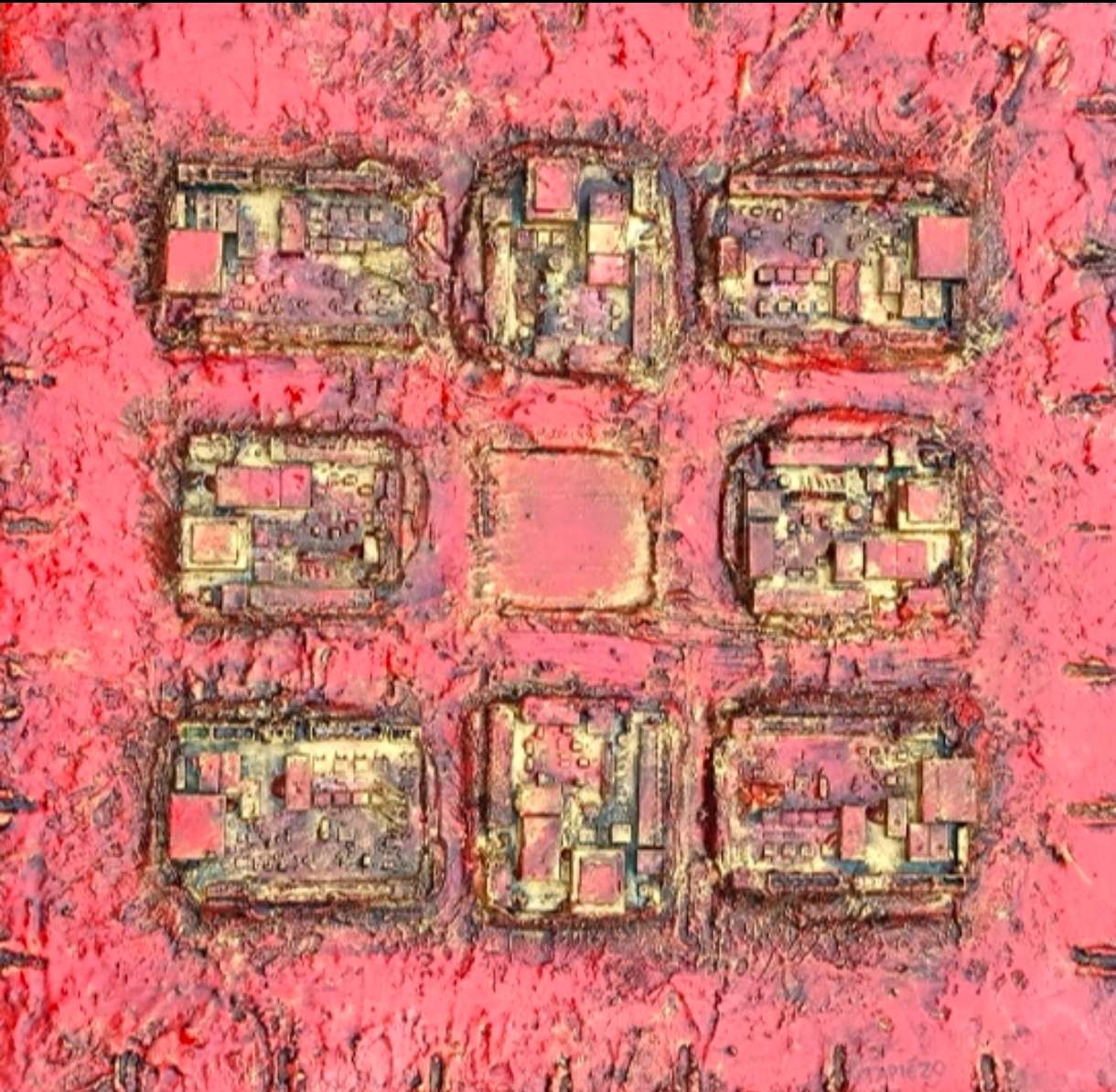 La Cité Rouge vue du Ciel - l'Homme et la Cité d'Or - Vue satellite