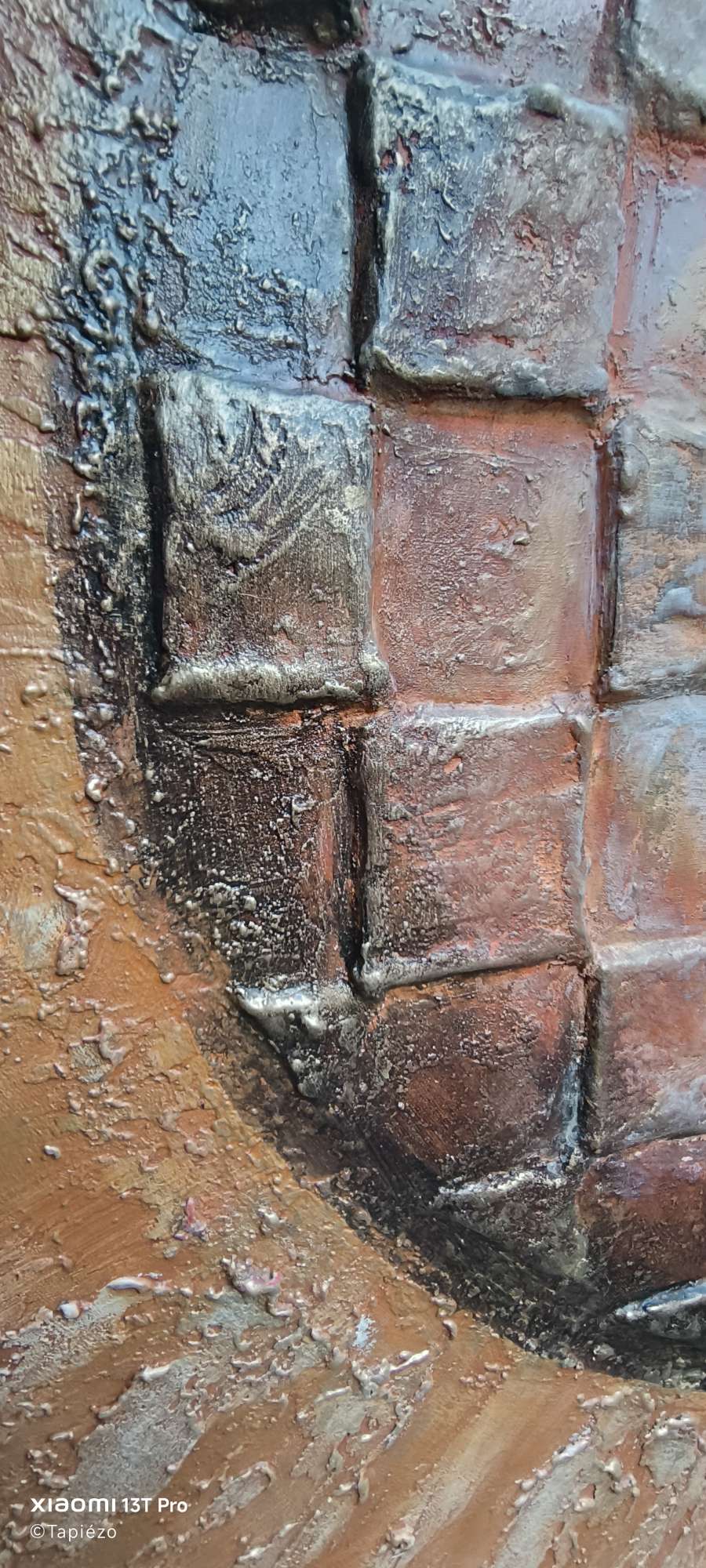 Infini Cosmique Solaire Ocre - Hommage à Victor Vasarely - Boundlessness