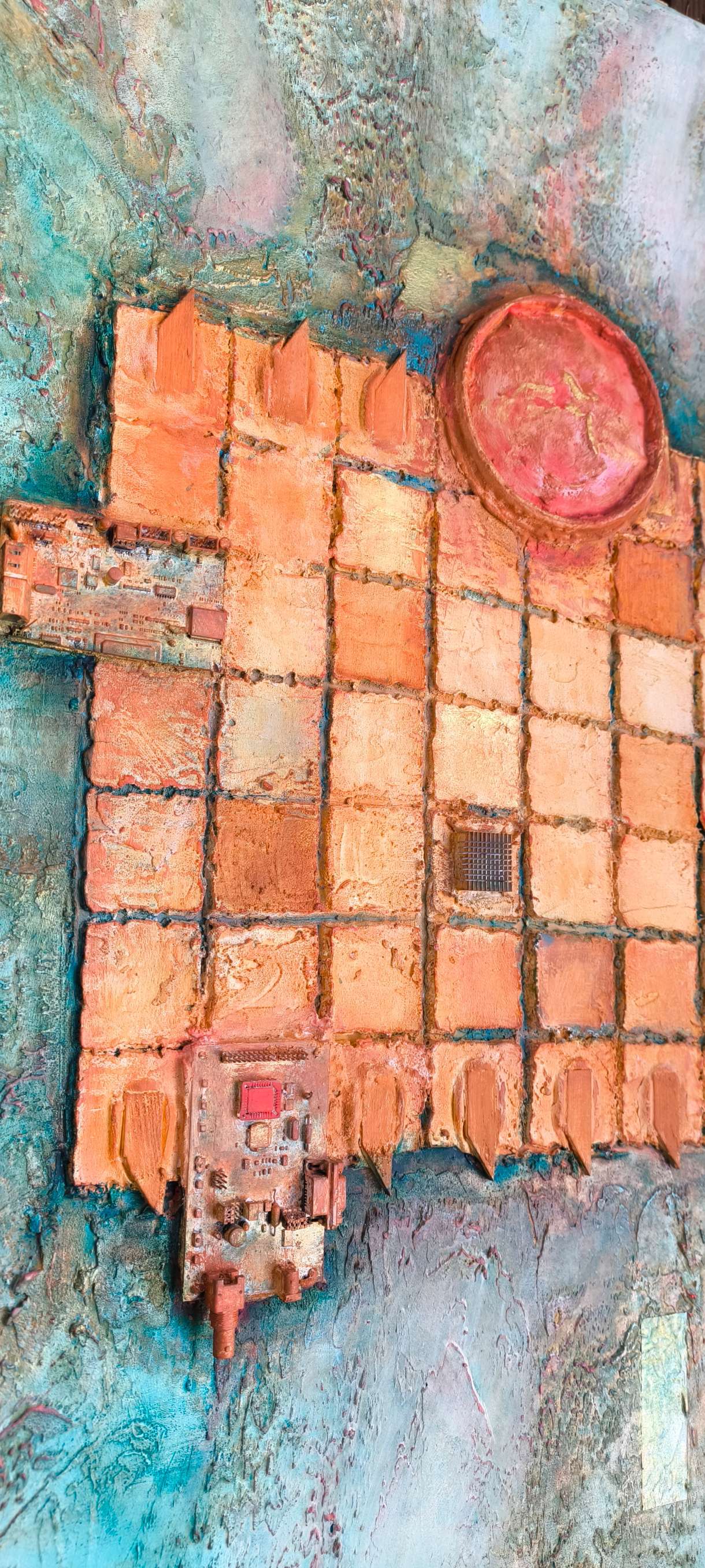 The Blue Oasis – Peace from the sky - satellite image