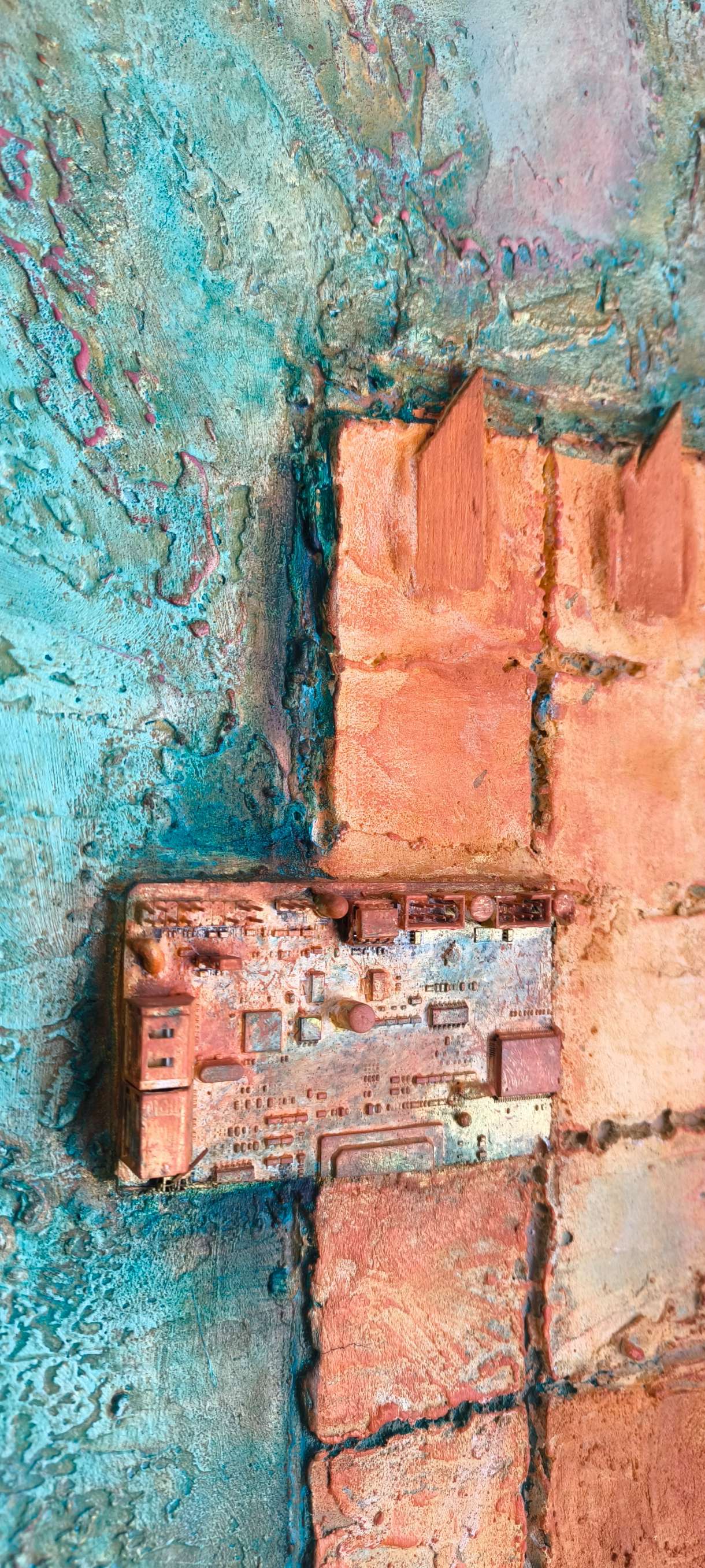 The Blue Oasis – Peace from the sky - satellite image