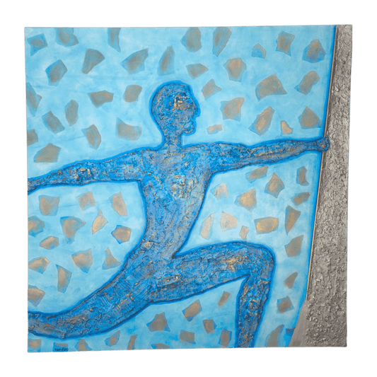 Hommage à Léonard de Vinci – L’Homme de Vitruve en mouvement