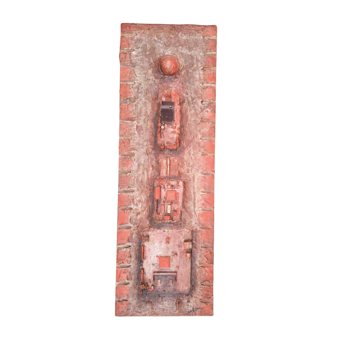 Ochre vertical elevation