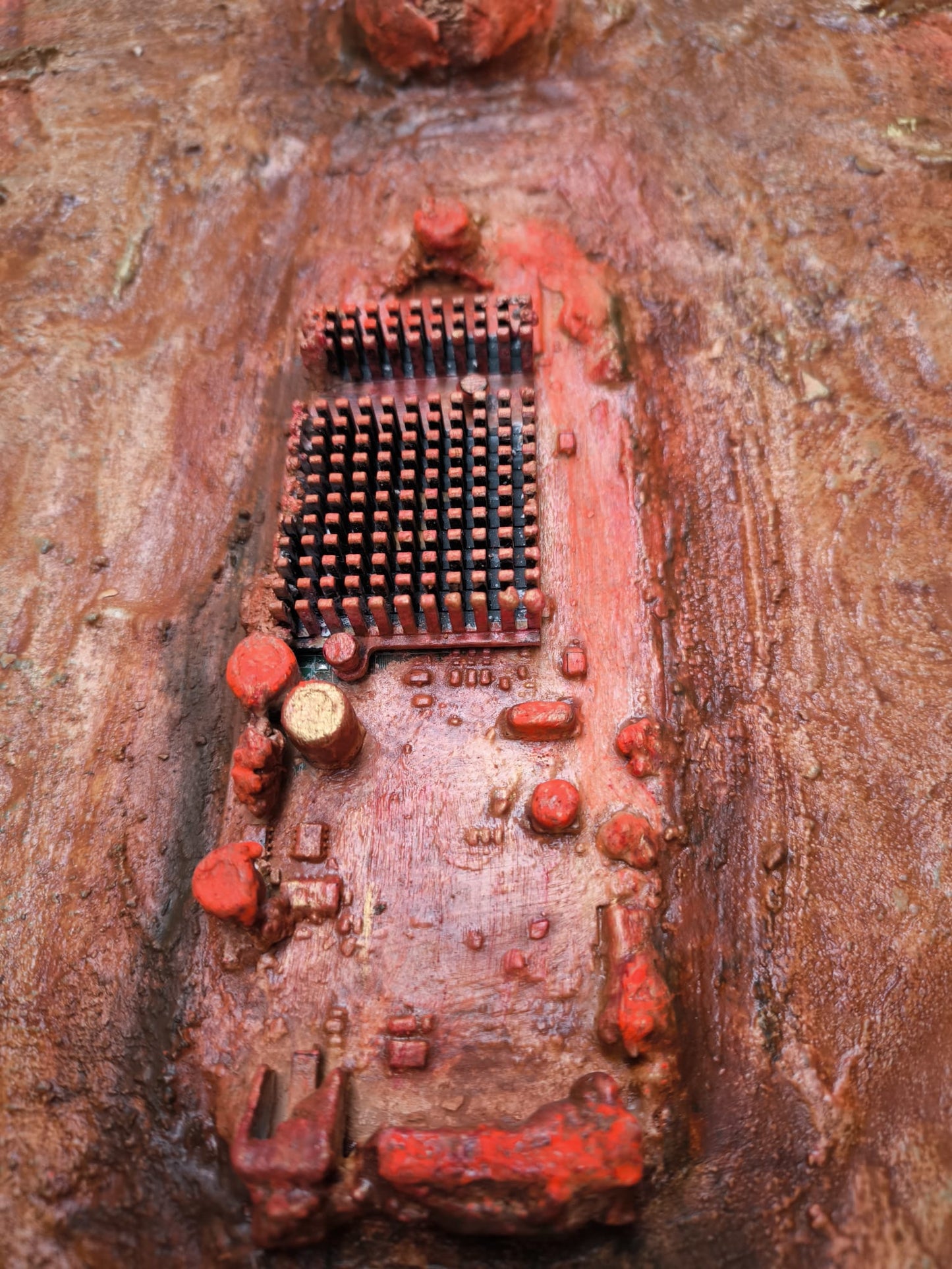 Ochre vertical elevation